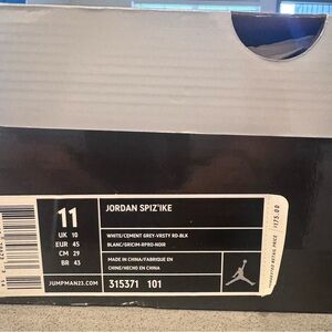 Jordan Spiz'ike White/Cement Grey/Varsity Red/Black Sneakers